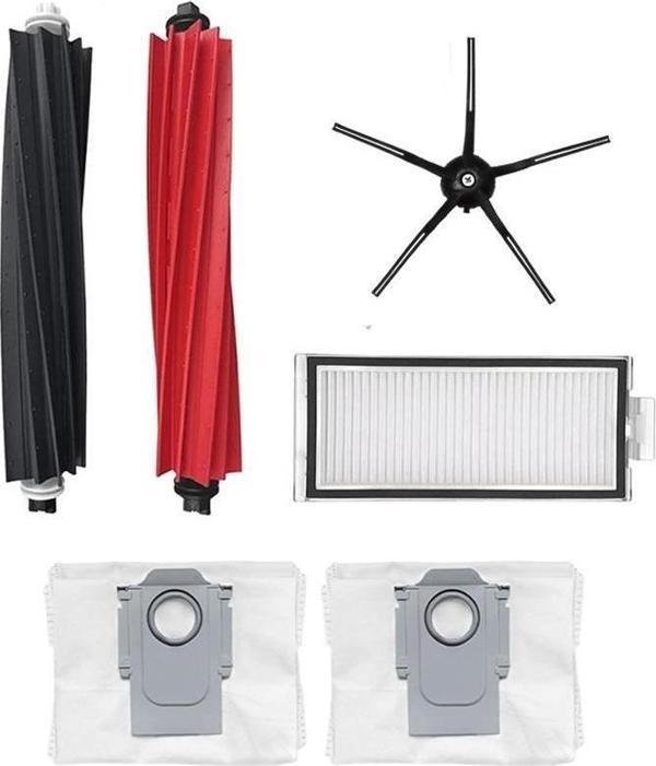 Roborock Q5 Pro + Robot Süpürge Uyumlu 6'lı Yedek Parça Seti - Image 1