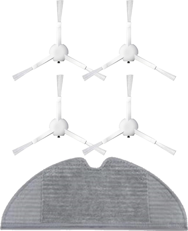 Roborge Vestel V-Bot Pro B Robot Süpürge Uyumlu 5'li Yedek Parça Seti - Muadil Ürün - Image 1