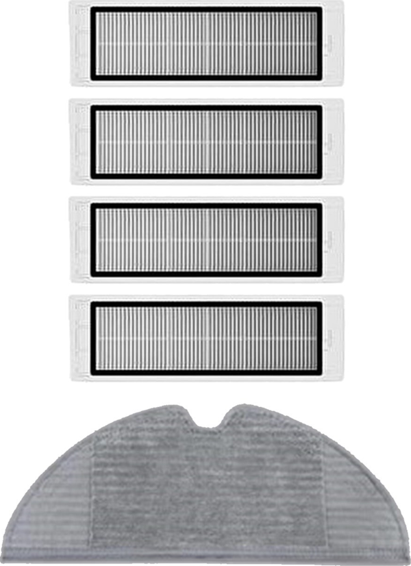 Roborge Vestel V-Bot Pro B Robot Süpürge Uyumlu 5'li Yedek Parça Seti - Muadil Ürün - Image 1