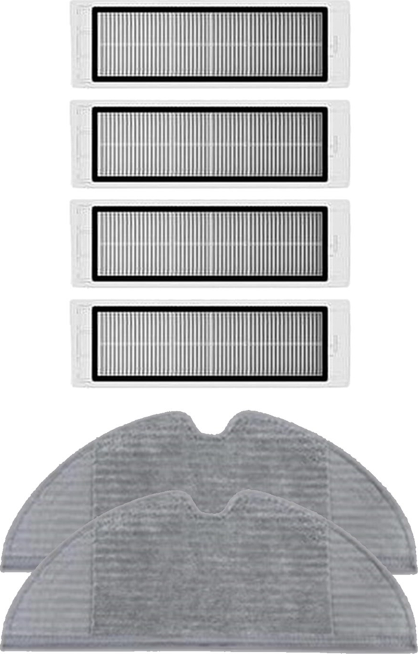 Roborge Vestel V-Bot Pro B Robot Süpürge Uyumlu 6'lı Yedek Parça Seti - Muadil Ürün - Image 1