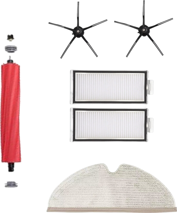 Roborock Q7 Max (Q380RR) Robot Süpürge Uyumlu 6'lı Yedek Parça Seti - Image 1