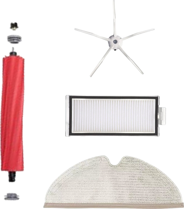 Roborock Q7 Max (Q380RR) Robot Süpürge Uyumlu 4'lü Yedek Parça Seti - Image 1