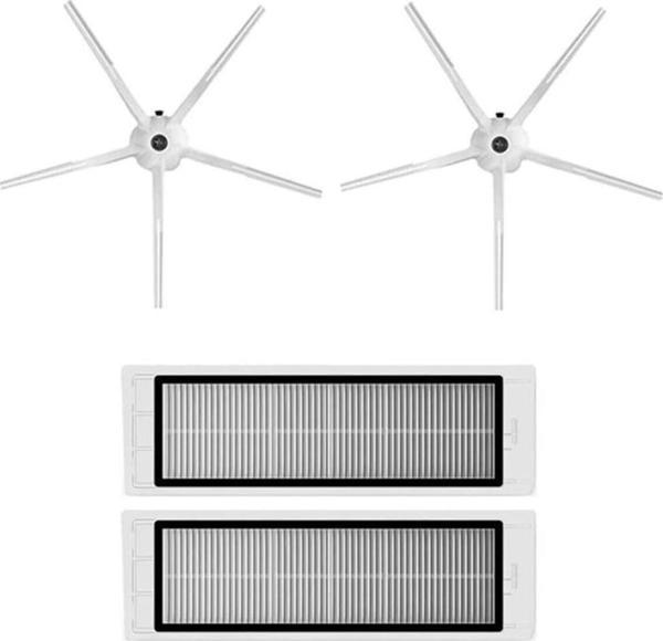Roborock Q5+ Robot Süpürge Uyumlu 4'lü Yedek Parça Seti - Image 1