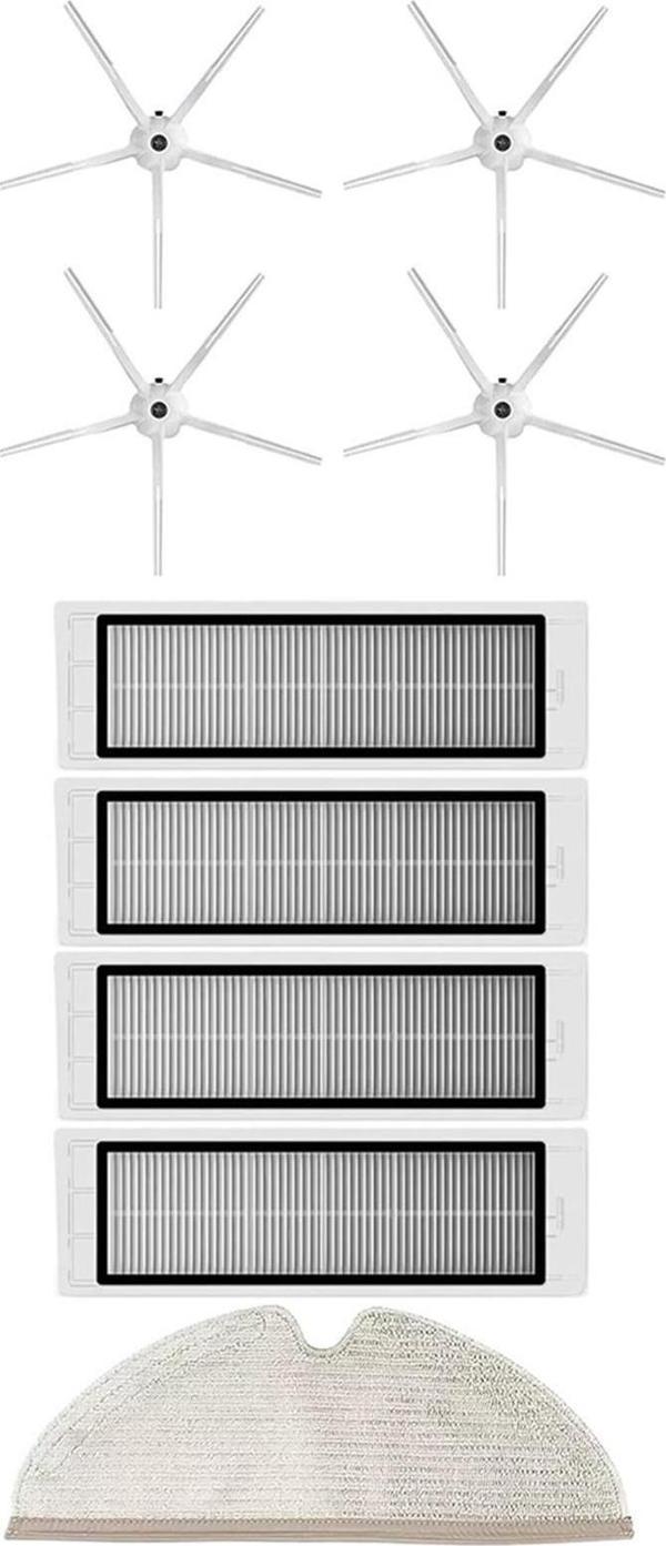 Roborock S5 Max Robot Süpürge Uyumlu 9'lu Yedek Parça Seti - Image 1