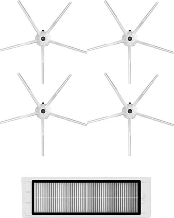 Roborock S5 Max Robot Süpürge Uyumlu 5'li Yedek Parça Seti - Image 1