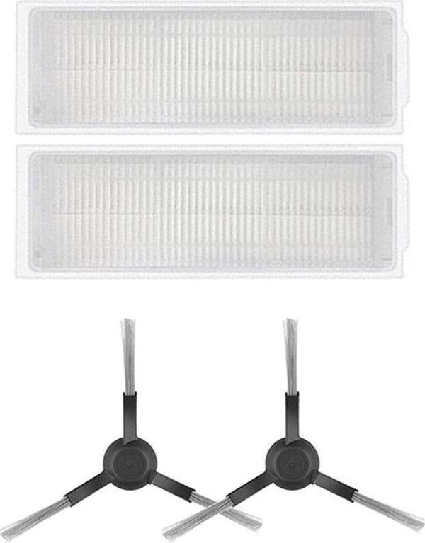 Viomi V2 Pro Robot Süpürge Uyumlu 4'lü Yedek Parça Seti - Image 1