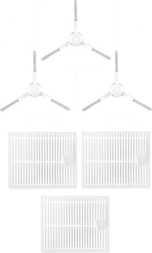 Xiaomi Mijia 3C Plus Robot Süpürge Uyumlu 6'lı Yedek Parça Seti - Image 1