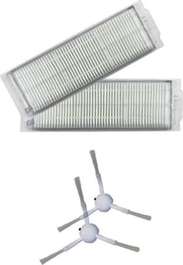 Xiaomi S10 (B106GL) Robot Süpürge Uyumlu 4'lü Yedek Parça Seti - Image 1