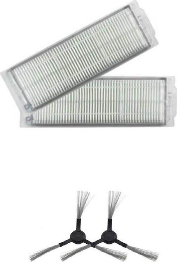 Xiaomi S10 (B106GL) Robot Süpürge Uyumlu 4'lü Yedek Parça Seti - Image 1