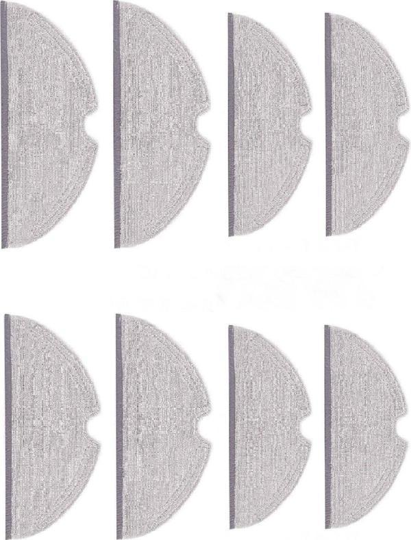 Xiaomi Vacuum Mop 2 Pro + (STYTJ02ZHM) Robot Süpürge Uyumlu 8'li Mop Bezi - Image 1