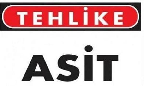 Uyarı Levhası Asit  - Image 1