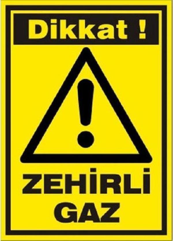 Uyarı Levhası Zehirli Gaz "797" - Image 1