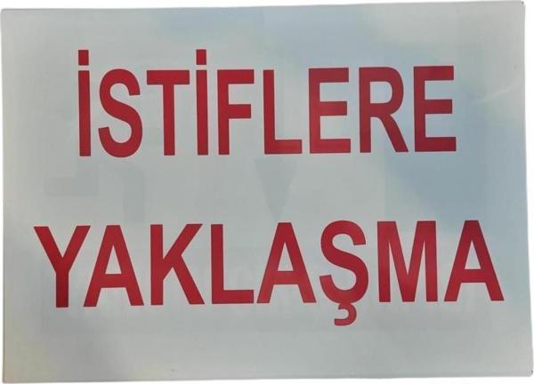 Uyarı Levhası İstiflere Yaklaşma "616" - Image 1