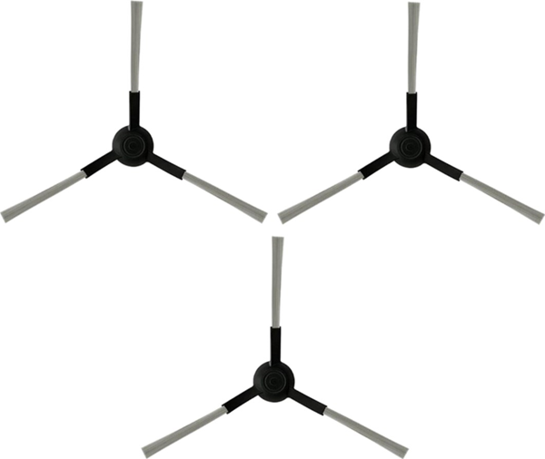 Xiaomi Vacuum Mop 2S (XMSTJQR2S) Robot Süpürge Uyumlu 3'lü Yan Fırça Seti - Image 1