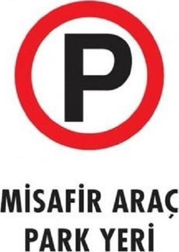 Uyarı Levhası Misafir Araç Park Yeri "1604" - Image 1