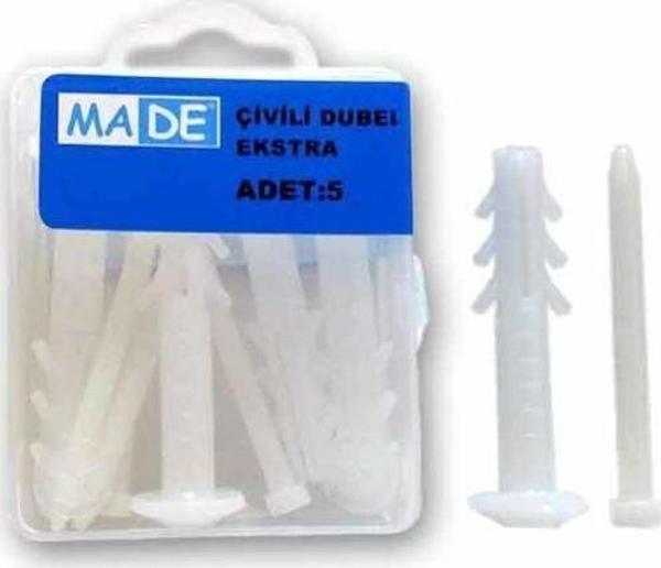 Made Çivili Dubel Ekstra (1 Kutu:5 Adet) ST-06 - Image 1