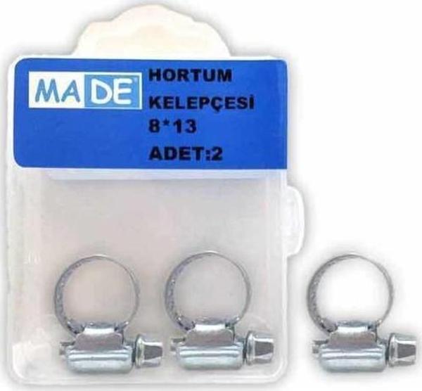 Made Hortum Kelepçesi 8X13 ( 1 Kutu:2 Adet) ST-37 - Image 1