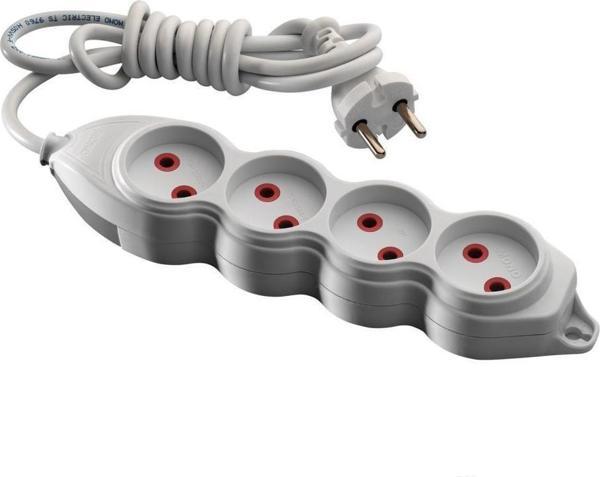 Mono 4 Lü Topraklı 5 Metre Grup Priz - Image 1