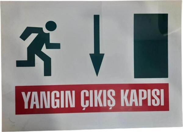 Uyarı Levhası Yangın Çıkış Kapısı "883" - Image 1