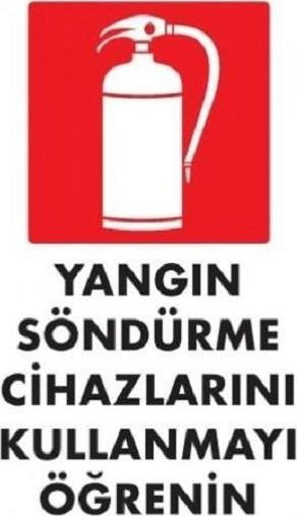 Uyarı Levhası Yangın Söndürme Cihazlarını Kullanmayı Öğrenin "859" - Image 1
