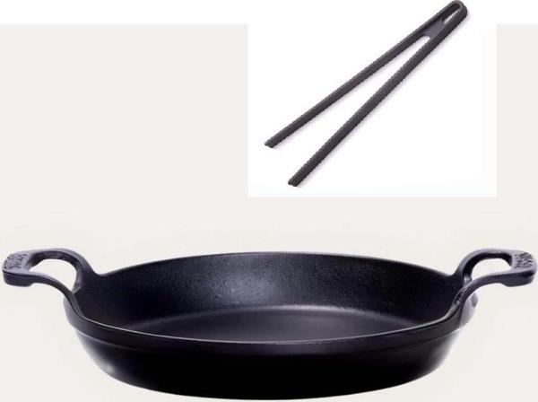 Demirdöküm Sahan 22 CM Siyah ve Silikon Maşa - Image 1
