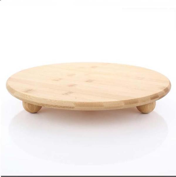 Bambu Yuvarlak Sunumluk Top Ayaklı  - Image 1