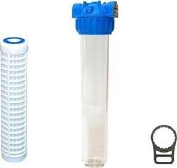 Aquafer 20 inç Yıkanabilir Su Filtresi 1.1/2 inc 50 Mikron - Image 1