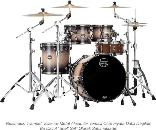 Mapex Saturn EVO Maple Akustik Davul 20+10+12+14F (SE504XMBPZ) - Image 1