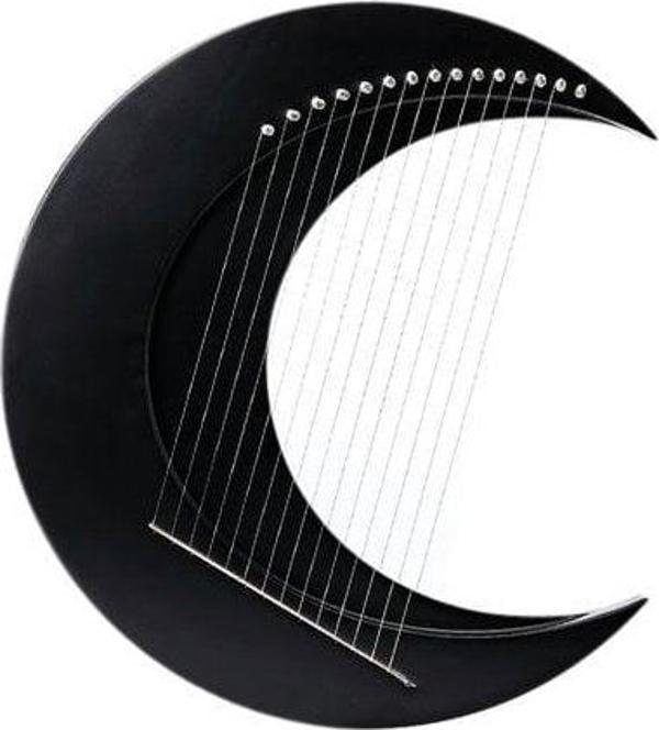 Hluru 15 Telli Siyah Hilal Lir LC15BK - Image 1