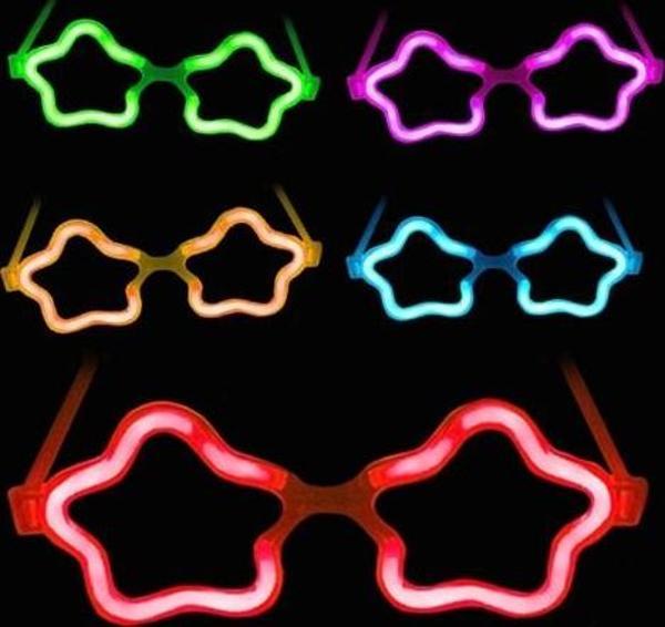 Yıldız Glow Partisi Gözlüğü 12 Adet - Image 1