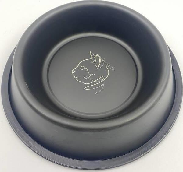 Playfull Desenli Çelik Mama ve Su Kabı 96 Oz - Image 1