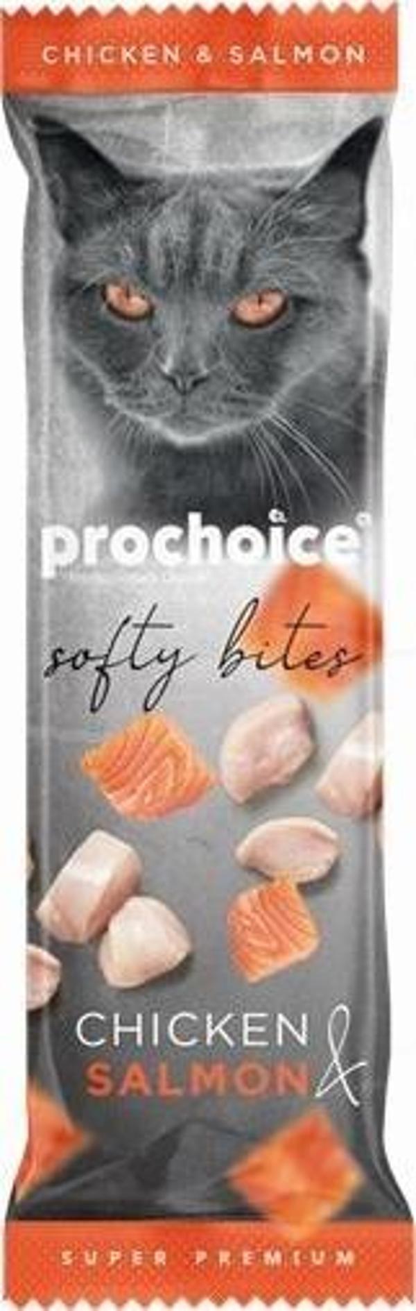 Prochoice Softy Bites Chicken & Salmon Kediler için Yumuşak Atıştırmalık 10 gr - Image 1