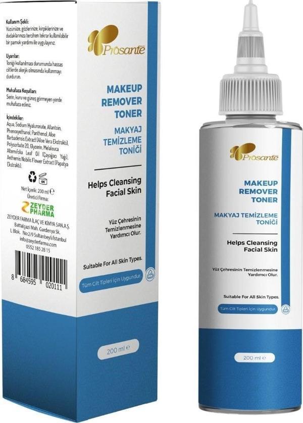 Prosante Makyaj Temizleme Toniği 200 ml - Image 1