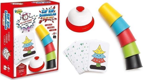 Ea Süper Renkli Hızlı Akıllı Pratik Heyecanlı Zıp Zıp Bardaklar (6 Kişilik/30 Bardak) - Image 1