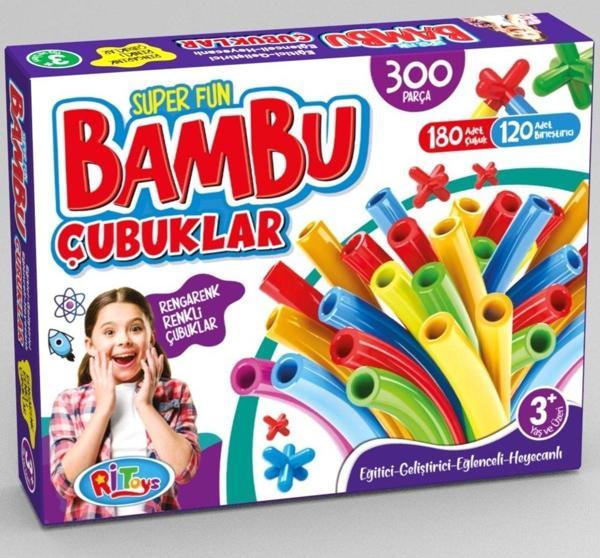 Ritoys Bambu Çubuklar Eğitici Ve Geliştirici Oyun 300 Parça - Image 1
