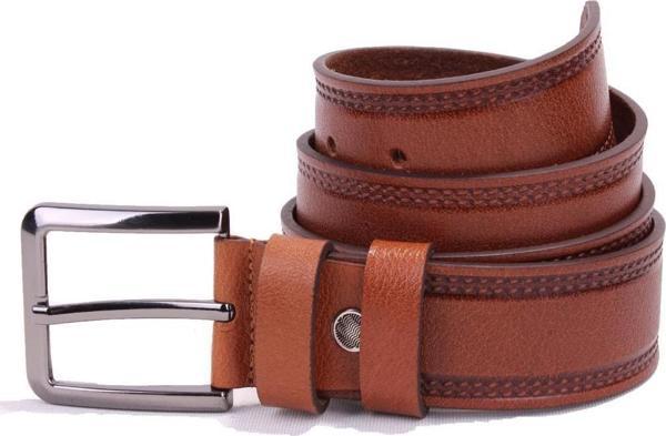 Dagoster DMK26-468DG Taba 4 cm Hakiki Deri Erkek Kemer - Image 1