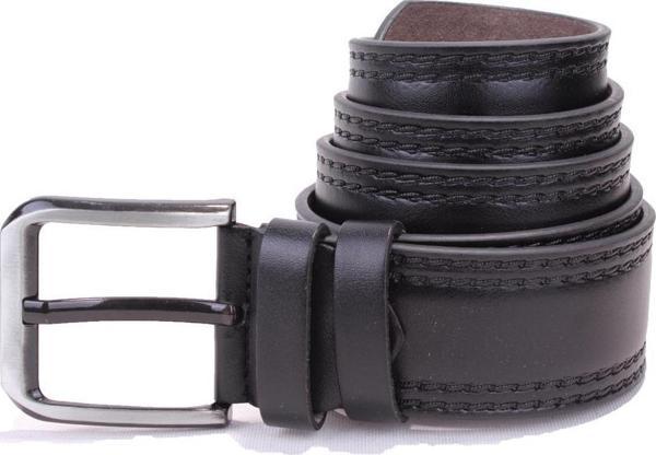 Dagoster DMK26-455 Siyah 4.5 cm Suni Deri Erkek Kemer - Image 1