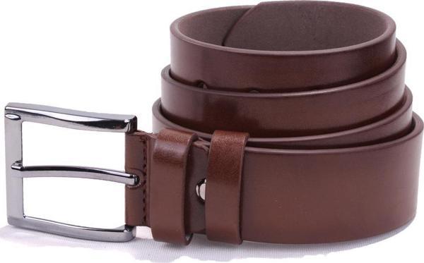 Dagoster DMK26-456 Taba 4.5 cm Suni Deri Erkek Kemer - Image 1