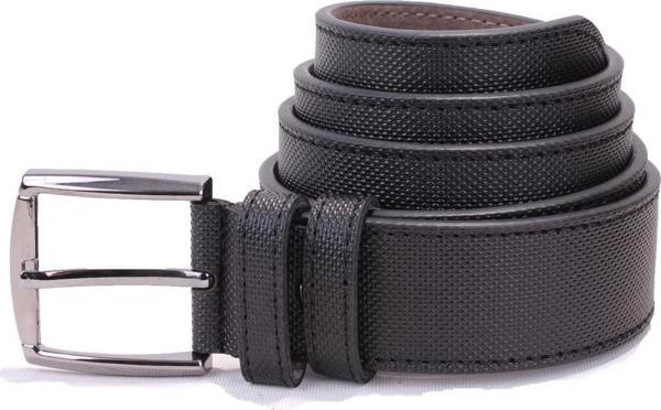 Dagoster DMK26-354 Siyah 4 cm Suni Deri Erkek Kemer - Image 1