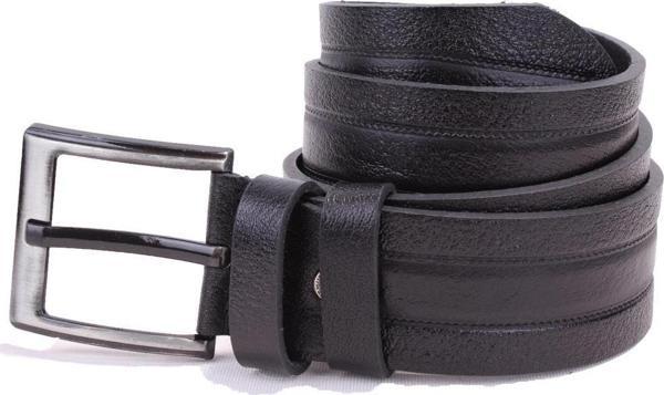 Dagoster DMK26-461DG Siyah 4.5 cm Hakiki Deri Erkek Kemer - Image 1