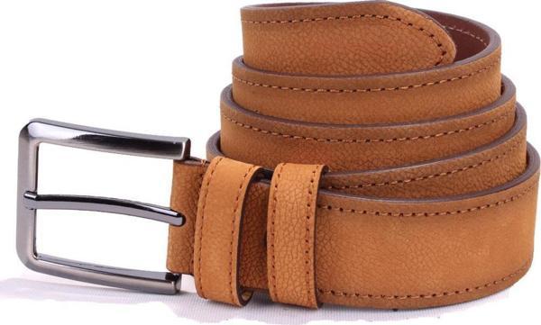 Dagoster DMK26-464DG Taba 4 cm Hakiki Deri Erkek Kemer - Image 1