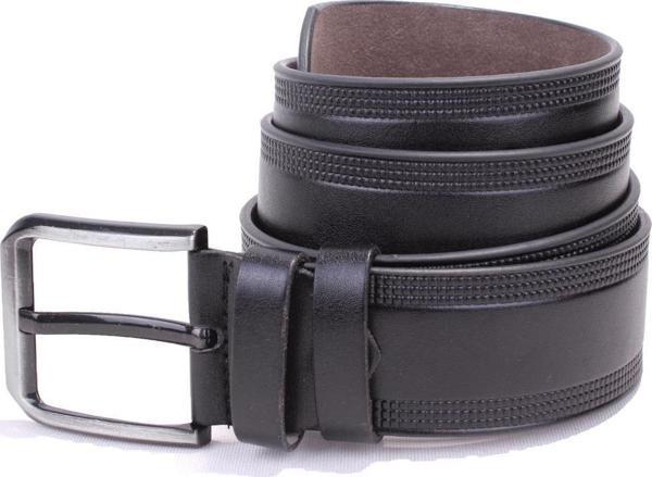 Dagoster DMK26-453 Siyah 4.5 cm Suni Deri Erkek Kemer - Image 1