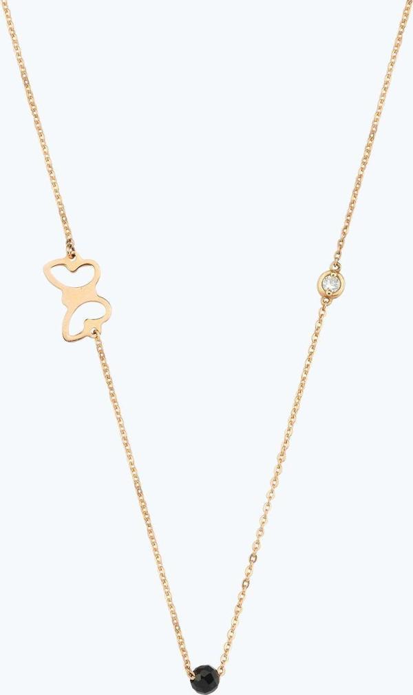 Pırlanta Spinel Taşlı Kelebek Kolye - Image 1
