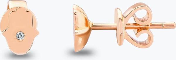 Pırlanta Fatıma Ana Eli Küpe - Image 1