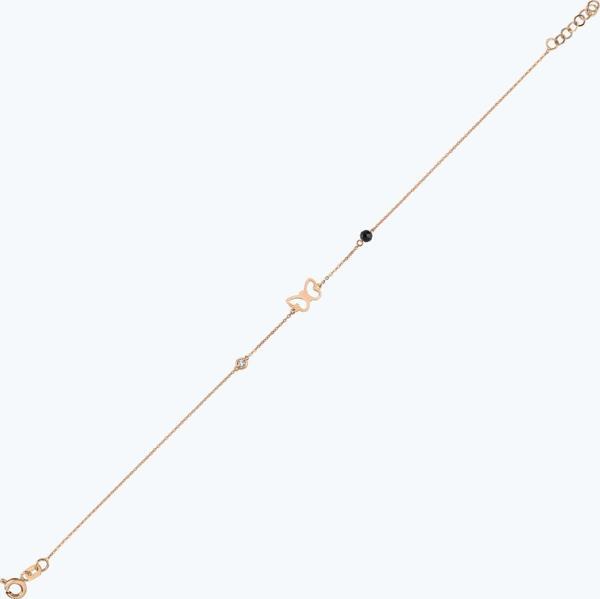 Pırlanta Spinel Taşlı Kelebek Bileklik - Image 1