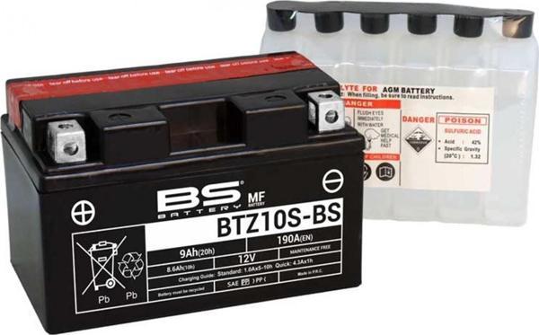 Bs Akü Sla (kuru) Btz10s 12v9ah 2019-2023 Honda Cbr 650 R - Image 1