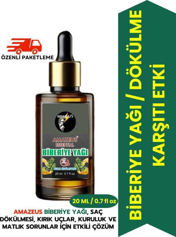 Amazeus Biberiye Yağı (%100 Saf Ve Doğal) Besleyici Etki 20 Ml / 0.7 Fl Oz - Image 1