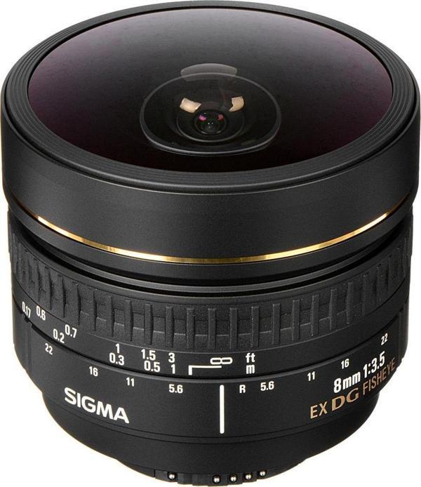 Sigma 8mm f/3.5 EX DG Circular Fisheye Lens (Canon) - Sigma Hatıra Bezi  - Image 1