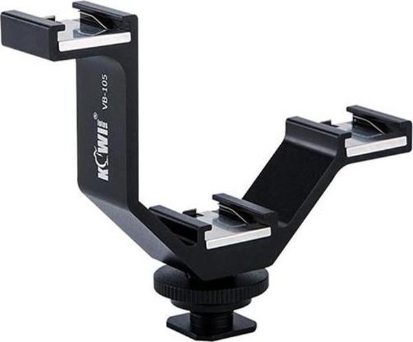 Kiwifotos VB-105 Üçlü Flaş Tutucu V-Bracket - Image 1