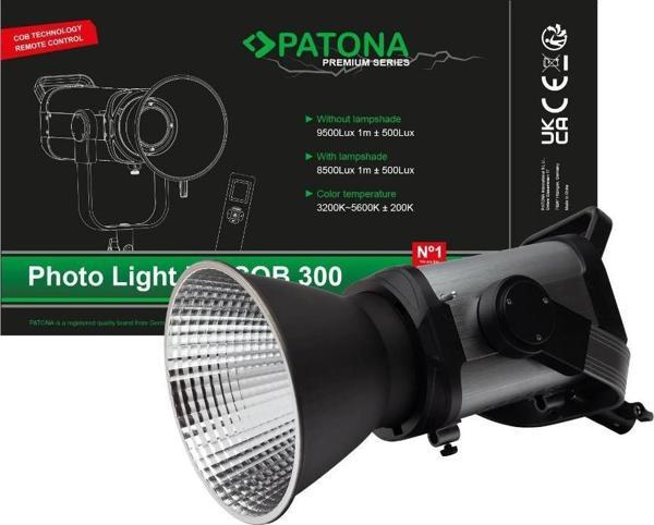Patona 4282 Premium Photo Light COB-300 APRC with App Control  - Image 1